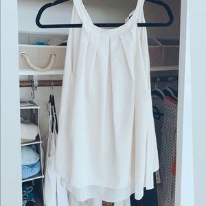 Off white blouse, beautiful for work.